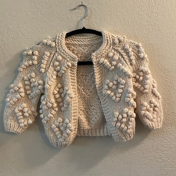 Chicwish Other - Toddler Girls Chickwish Knit your love chunky open cardigan size 2-3Y